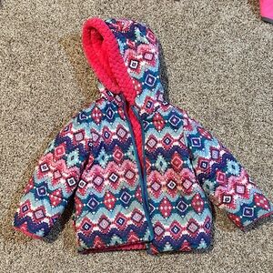 Colorful Geometric Patterned Jacket